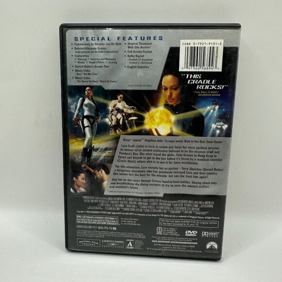 Lara Croft Tomb Raider The Cradle Of Life Special Collectors Full Screen DVD - Picture 3 of 4